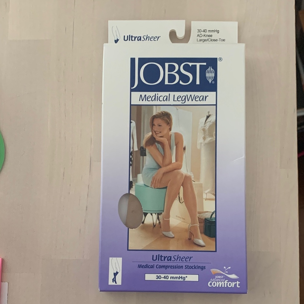 JOBST UltraSheer Medical Compression Stockings - White